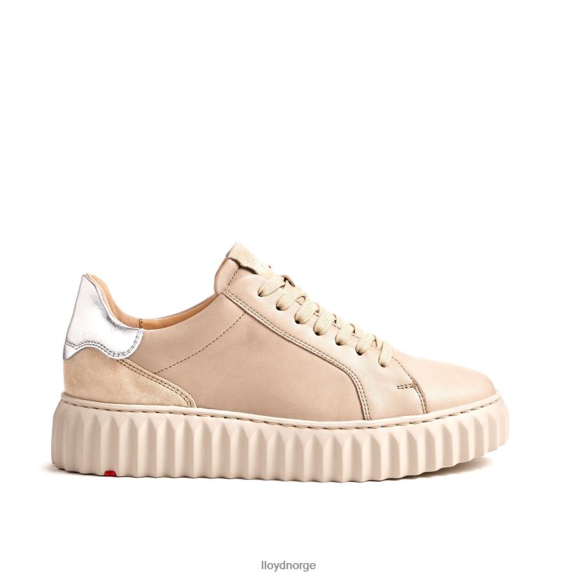 LLOYD lav topp sneaker kvinner sko beige 4X82ZP759