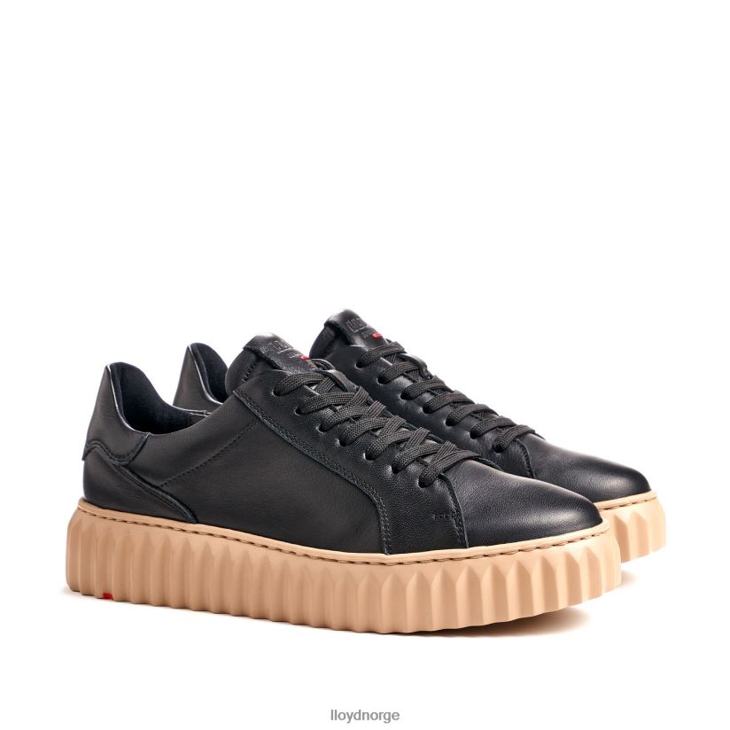 LLOYD lav topp sneaker kvinner sko svart 4X82ZP760