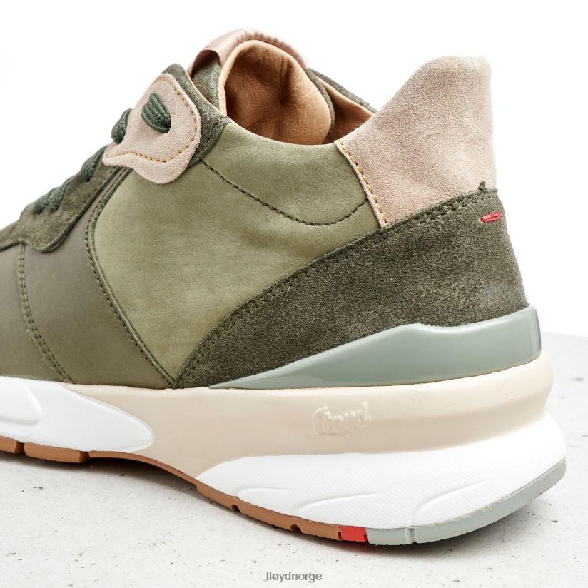 LLOYD lave sneakers i skinn kvinner sko grønn 4X82ZP767