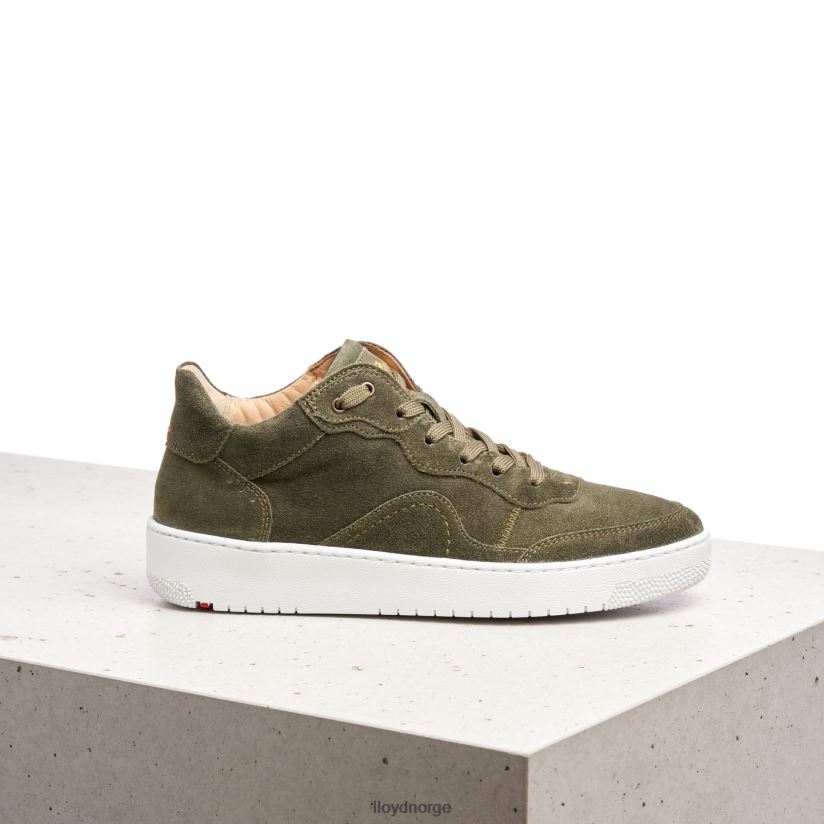 LLOYD lave sneakers i skinn kvinner sko grønn 4X82ZP768