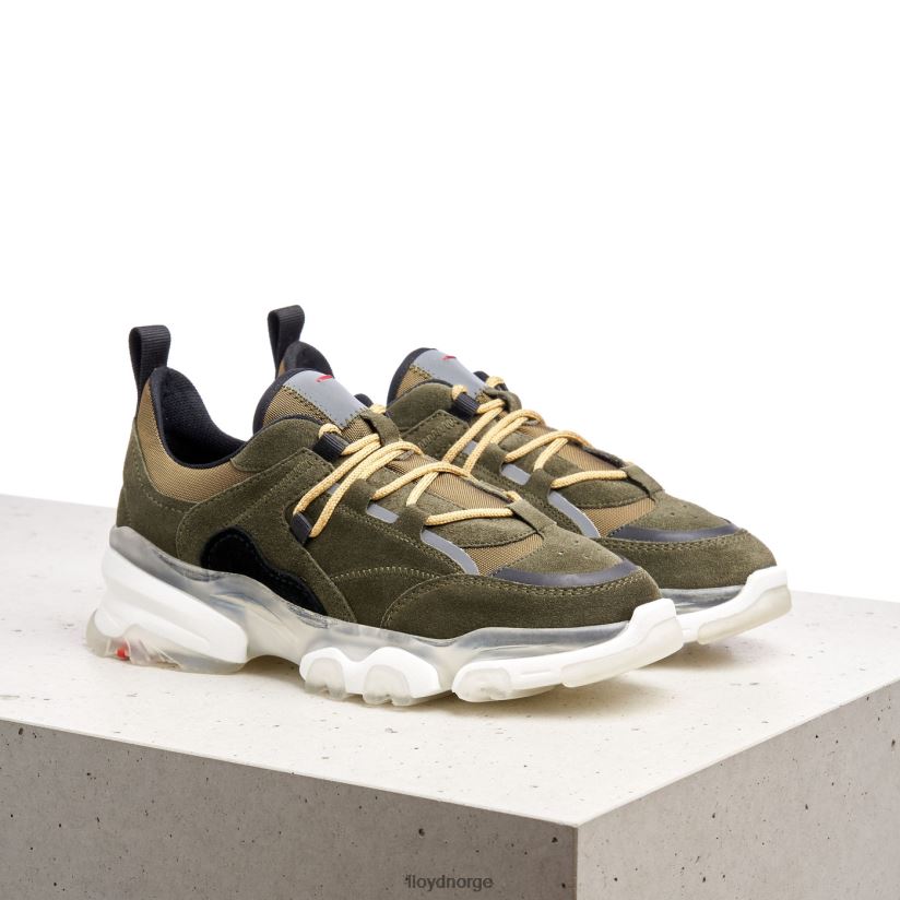 LLOYD lave sneakers i skinn kvinner sko grønn 4X82ZP780