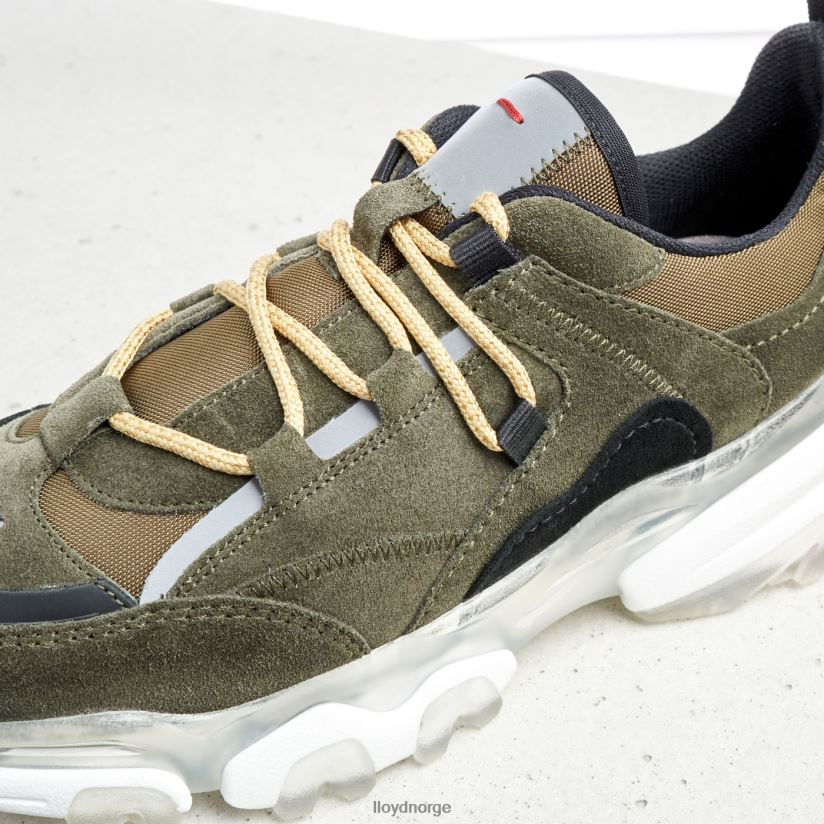 LLOYD lave sneakers i skinn kvinner sko grønn 4X82ZP780