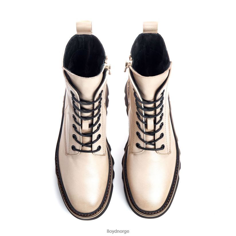 LLOYD lett såle ankelstøvel i glatt skinn kvinner sko beige 4X82ZP916