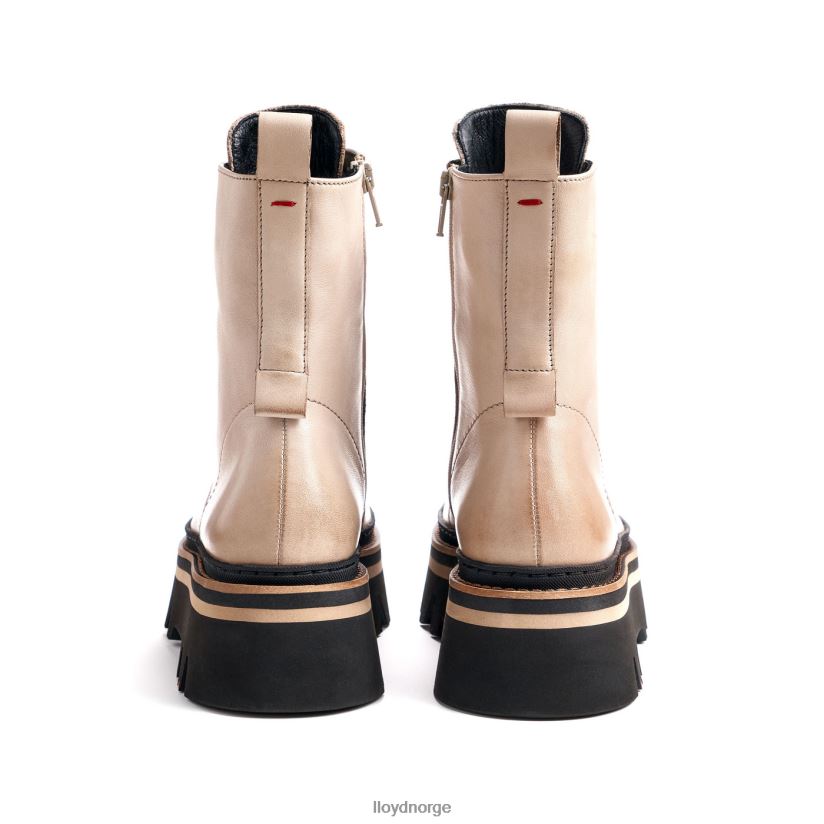LLOYD lett såle ankelstøvel i glatt skinn kvinner sko beige 4X82ZP916