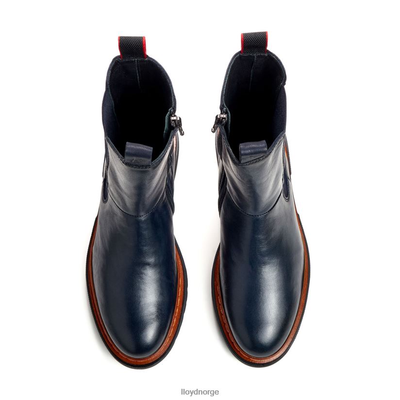 LLOYD lett såle ankelstøvel i glatt skinn kvinner sko blå 4X82ZP912