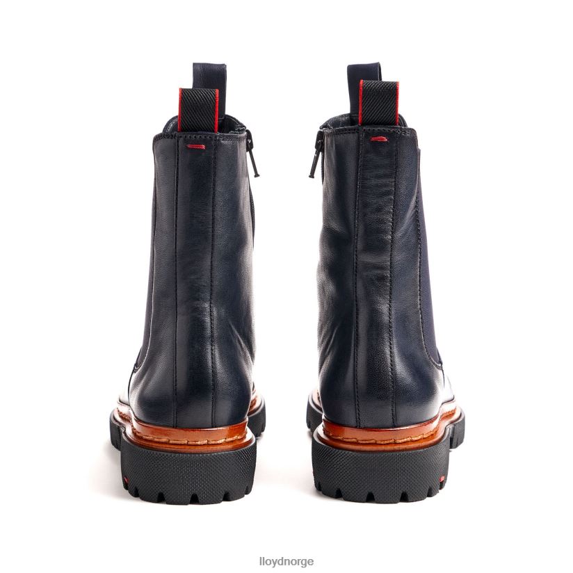 LLOYD lett såle ankelstøvel i glatt skinn kvinner sko blå 4X82ZP912