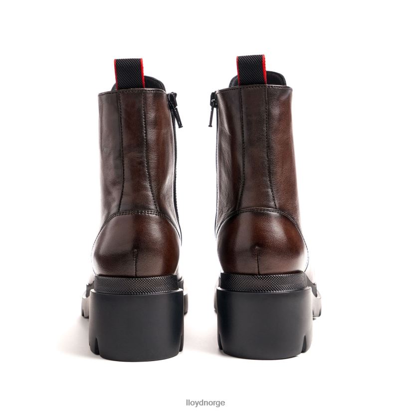 LLOYD lett såle ankelstøvel i glatt skinn kvinner sko brun 4X82ZP907