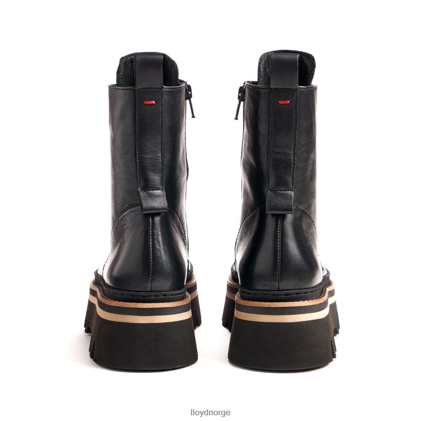 LLOYD lett såle ankelstøvel i glatt skinn kvinner sko svart 4X82ZP915