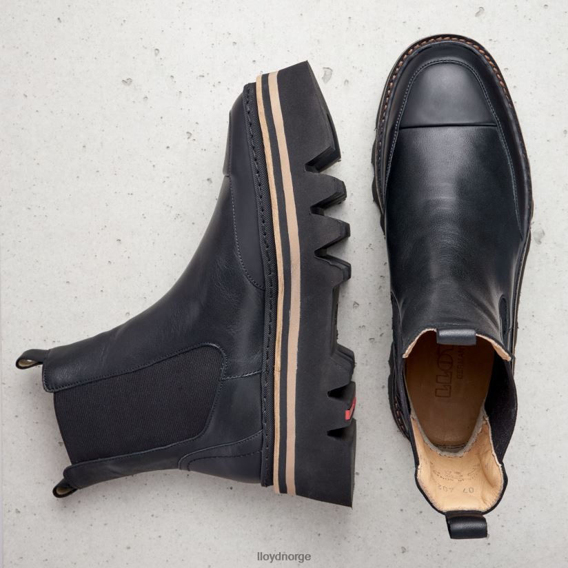 LLOYD lett såle slip-on ankelstøvletter kvinner sko svart 4X82ZP942