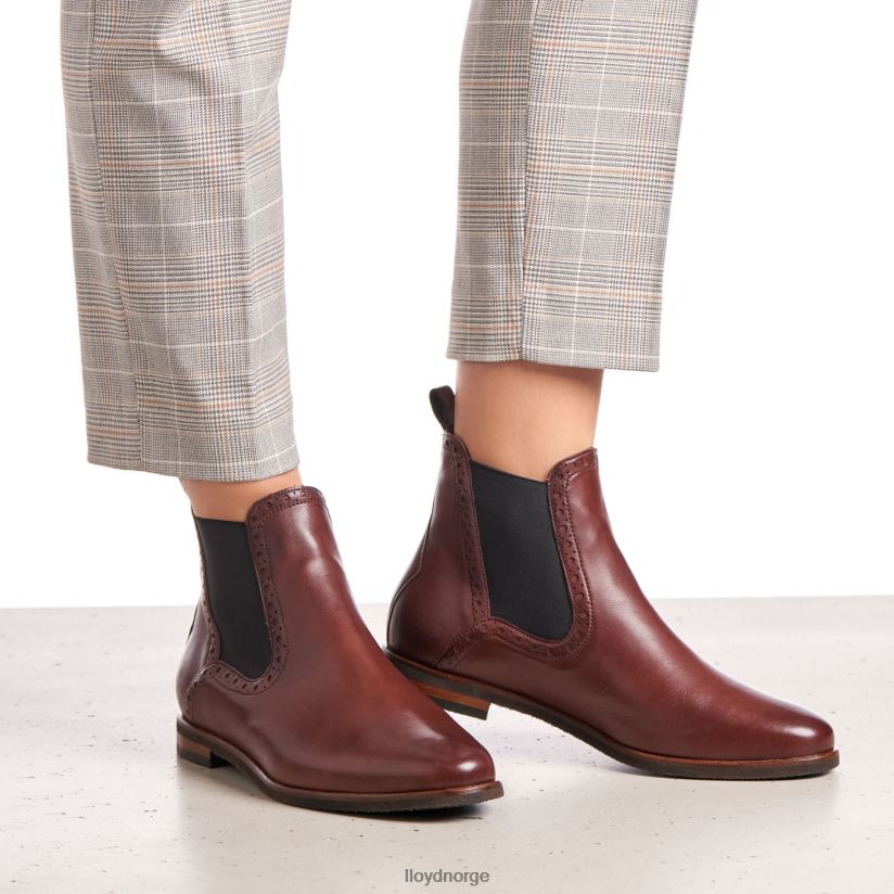 LLOYD lett å skli inn i ankelstøvletter kvinner sko brun 4X82ZP1004