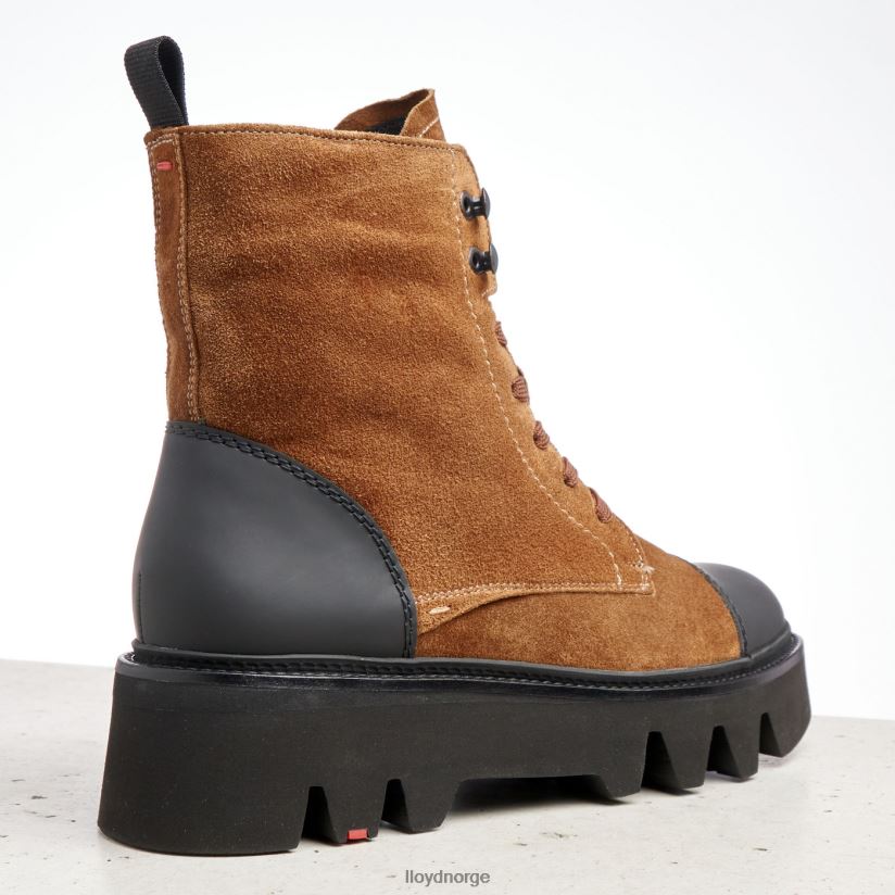 LLOYD lette ankelstøvletter i skinn kvinner sko brun 4X82ZP948