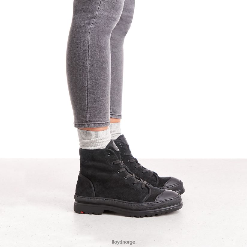 LLOYD lette ankelstøvletter i skinn kvinner sko svart 4X82ZP927