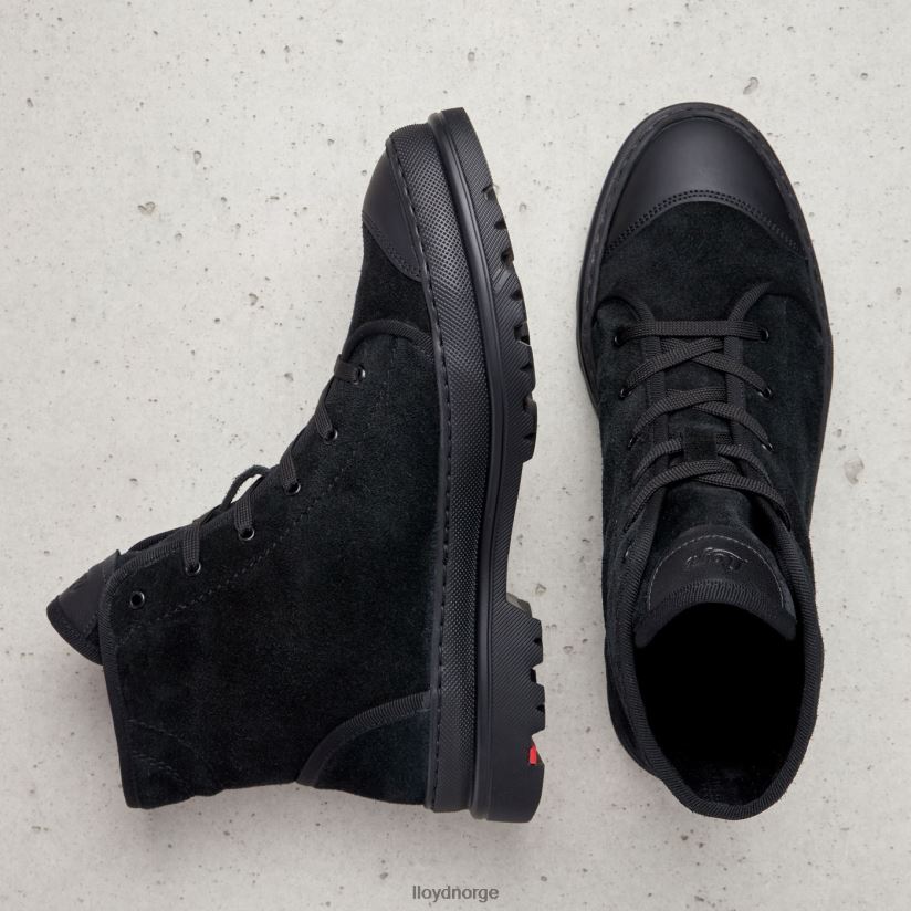 LLOYD lette ankelstøvletter i skinn kvinner sko svart 4X82ZP927