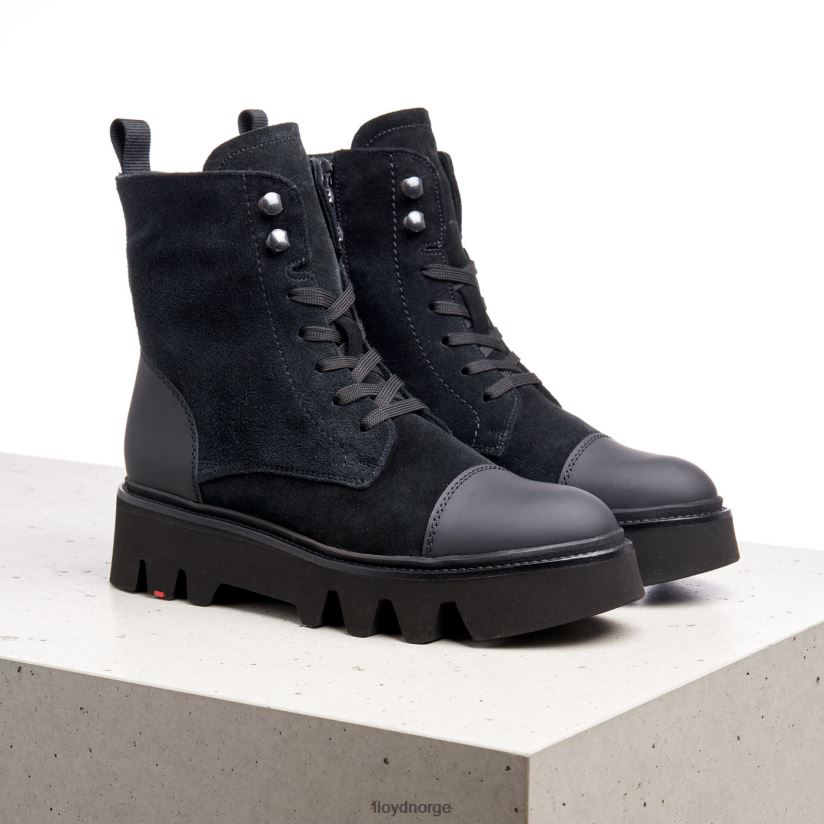 LLOYD lette ankelstøvletter i skinn kvinner sko svart 4X82ZP947