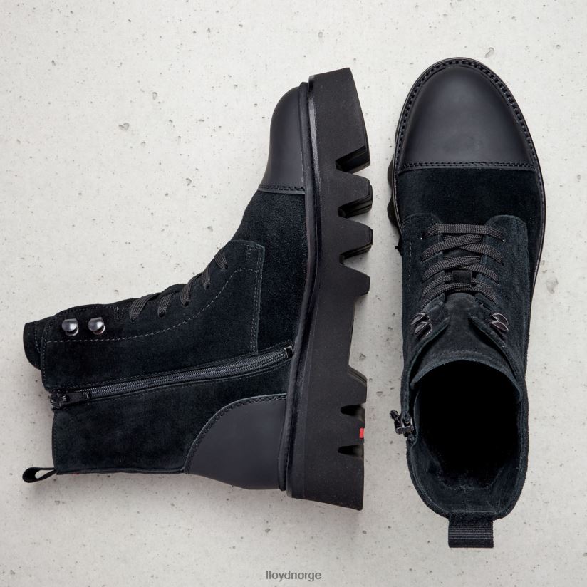 LLOYD lette ankelstøvletter i skinn kvinner sko svart 4X82ZP947