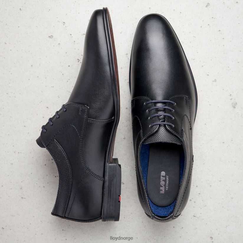 LLOYD madison menn sko svart 4X82ZP191