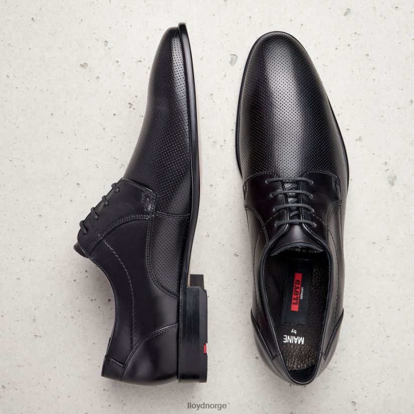 LLOYD maine menn sko svart 4X82ZP193