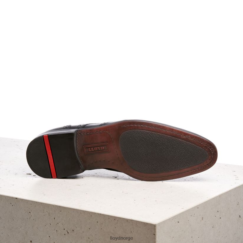 LLOYD morton menn sko svart 4X82ZP186