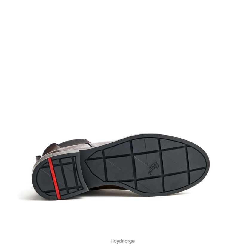 LLOYD mote ankelstøvlett i glatt skinn kvinner sko brun 4X82ZP897