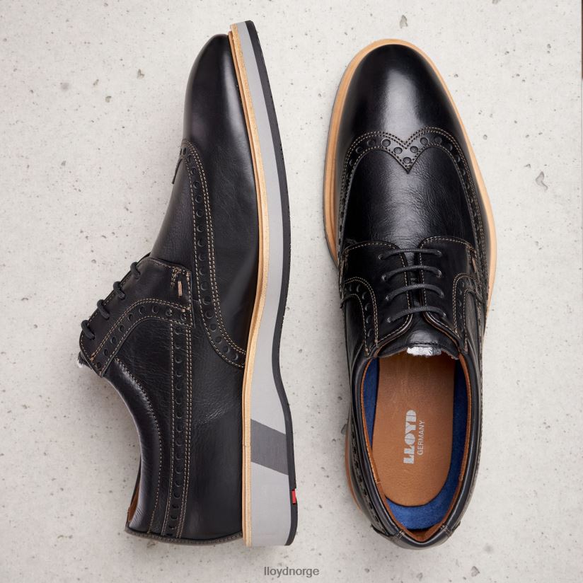 LLOYD nafir menn sko svart 4X82ZP246