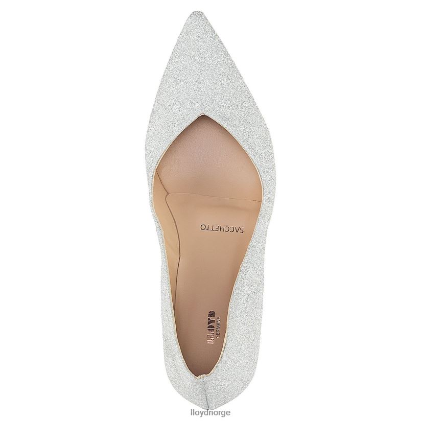 LLOYD pumper med skinneffekt kvinner sko sølv 4X82ZP1100