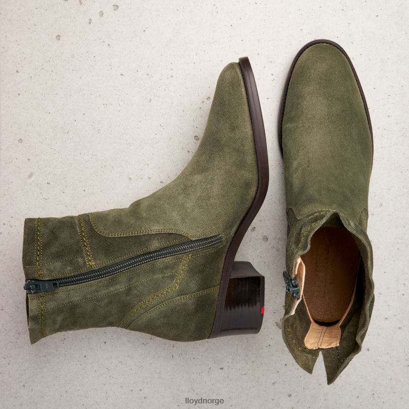 LLOYD pustende ankelstøvletter kvinner sko grønn 4X82ZP992
