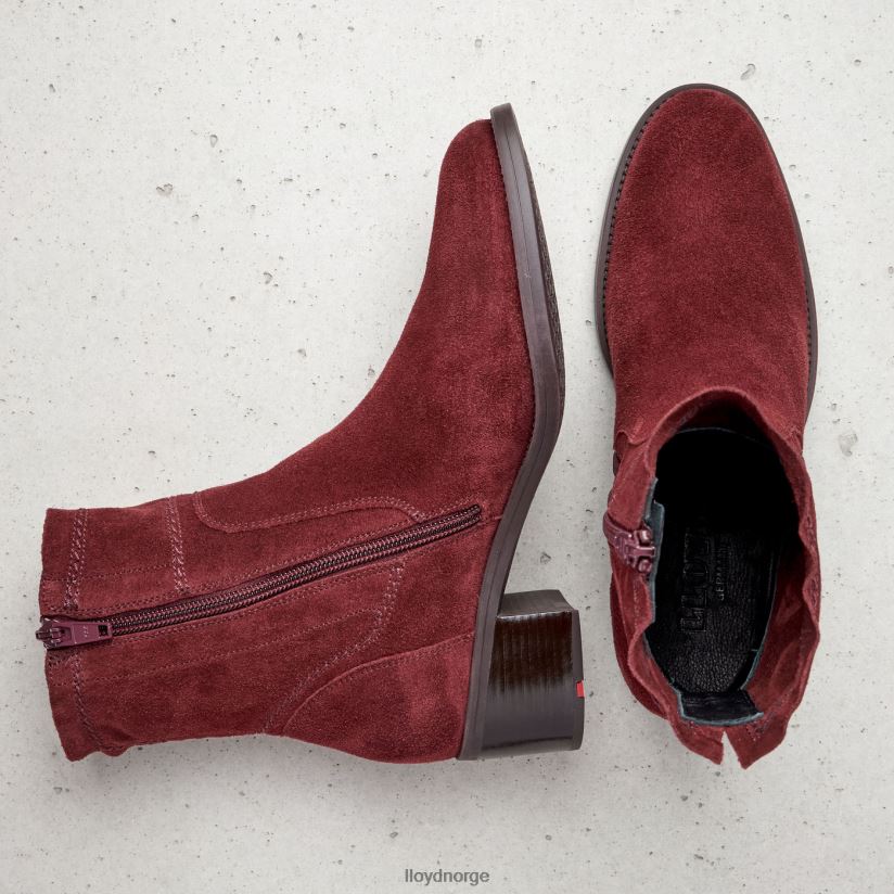 LLOYD pustende ankelstøvletter kvinner sko rød 4X82ZP983