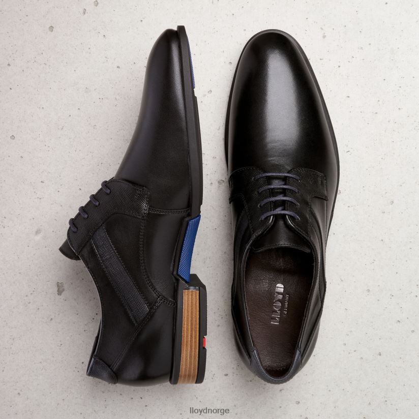 LLOYD roy menn sko svart 4X82ZP182