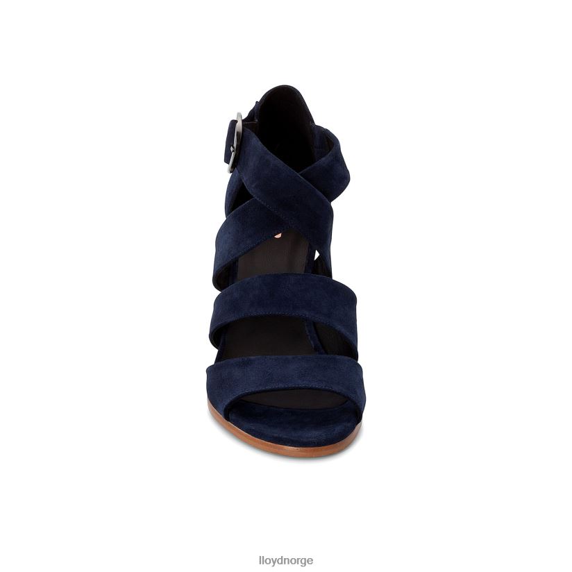 LLOYD sandal med semsket skinn kvinner sko blå 4X82ZP1170