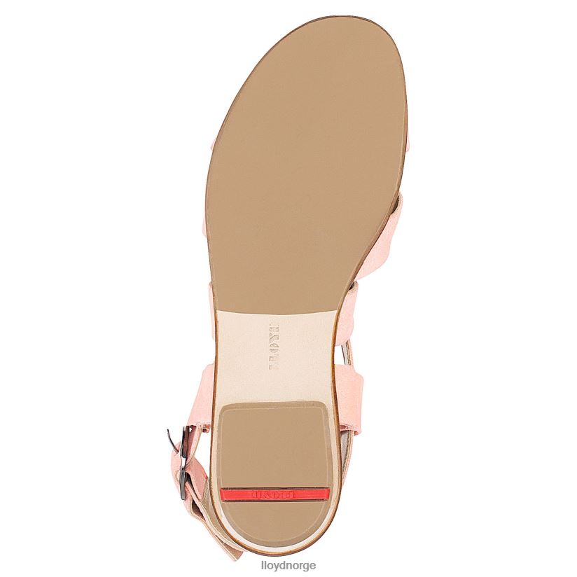 LLOYD sandal med semsket skinn kvinner sko rosa 4X82ZP1360