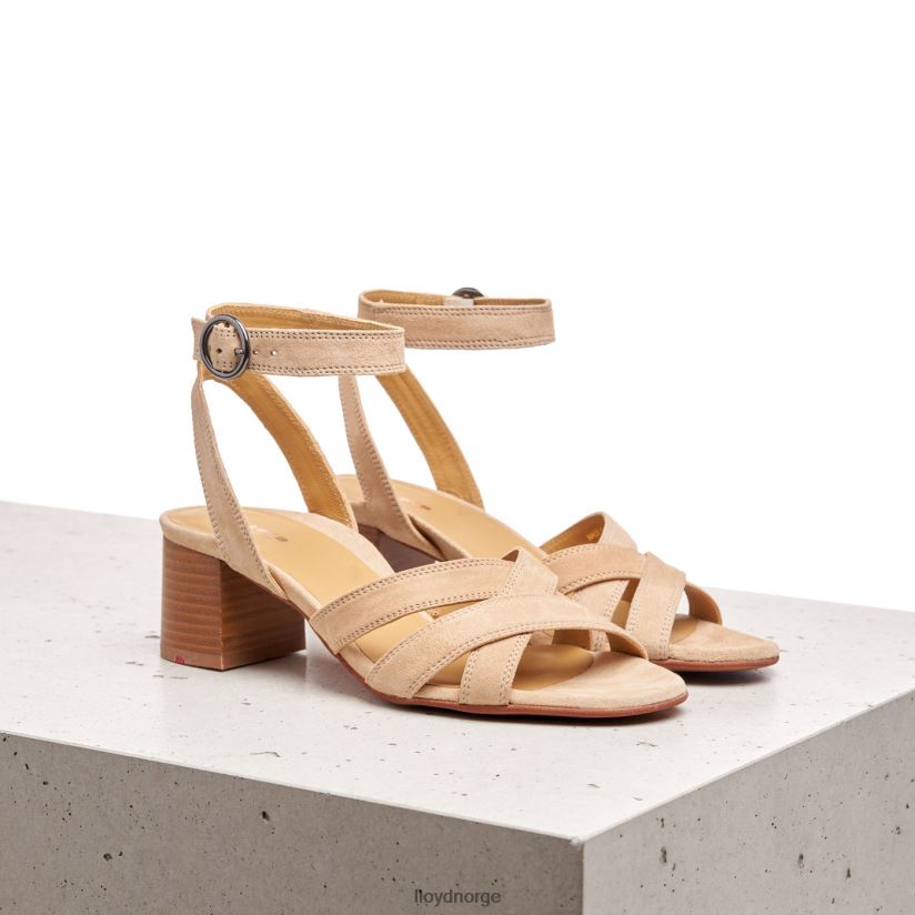LLOYD semsket sandal kvinner sko beige 4X82ZP1160