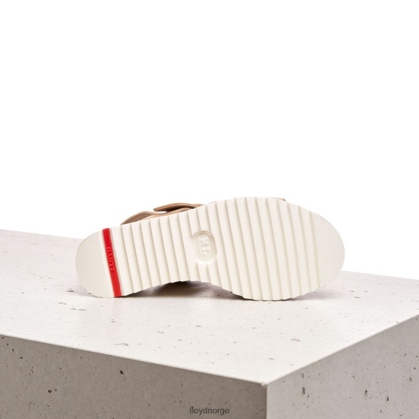 LLOYD semsket sandal kvinner sko beige 4X82ZP1224