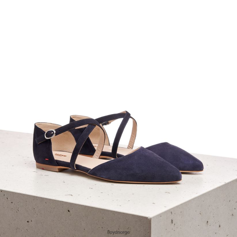LLOYD semsket sandal kvinner sko blå 4X82ZP1161