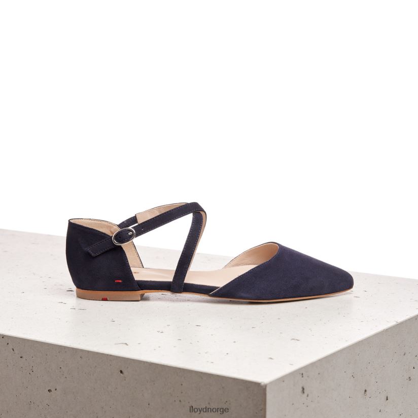 LLOYD semsket sandal kvinner sko blå 4X82ZP1161