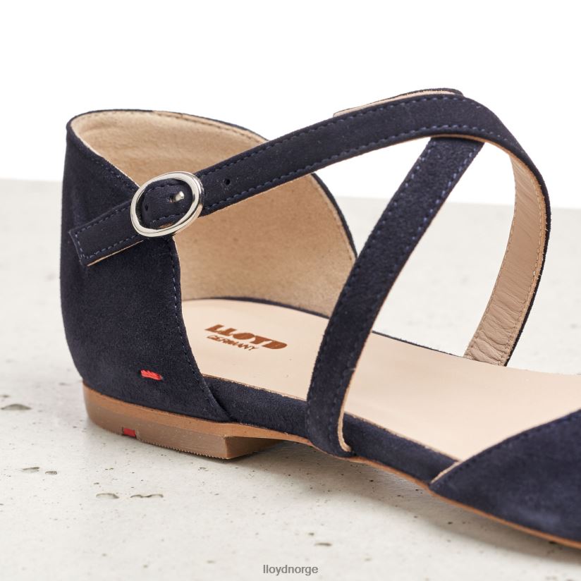 LLOYD semsket sandal kvinner sko blå 4X82ZP1161