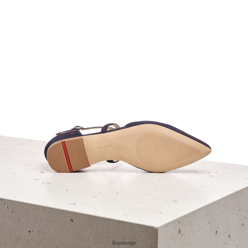 LLOYD semsket sandal kvinner sko blå 4X82ZP1161