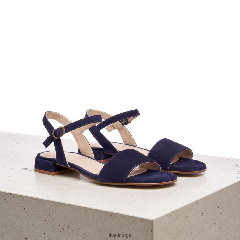 LLOYD semsket sandal kvinner sko blå 4X82ZP1164