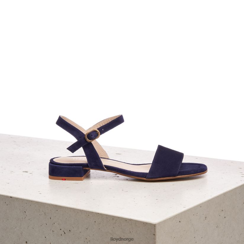 LLOYD semsket sandal kvinner sko blå 4X82ZP1164