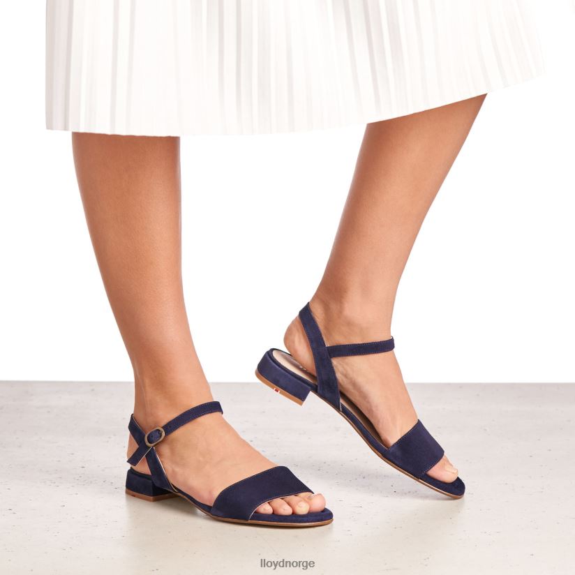 LLOYD semsket sandal kvinner sko blå 4X82ZP1164