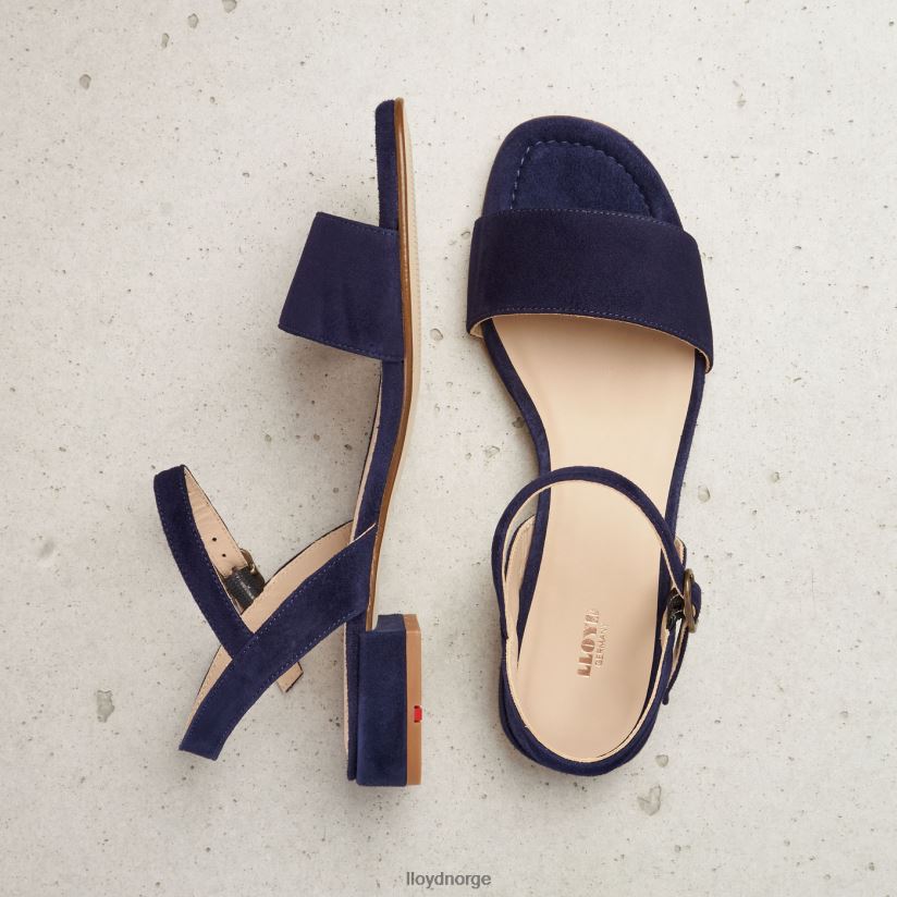 LLOYD semsket sandal kvinner sko blå 4X82ZP1164