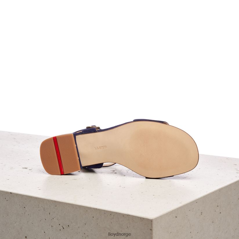 LLOYD semsket sandal kvinner sko blå 4X82ZP1164