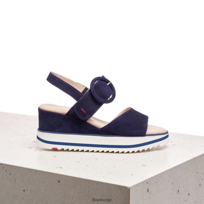 LLOYD semsket sandal kvinner sko blå 4X82ZP1215