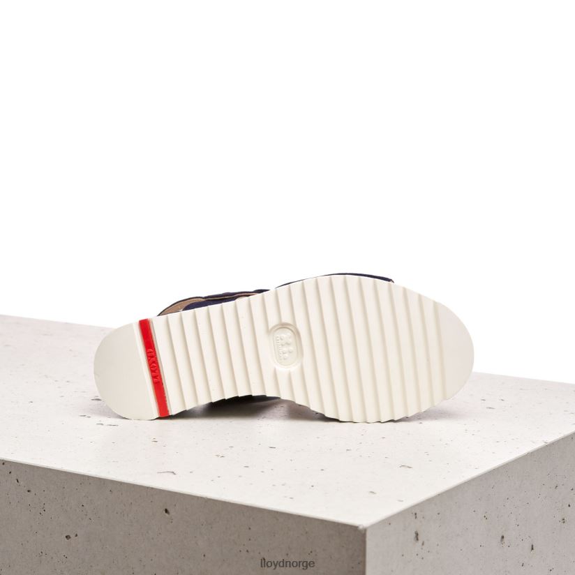 LLOYD semsket sandal kvinner sko blå 4X82ZP1215