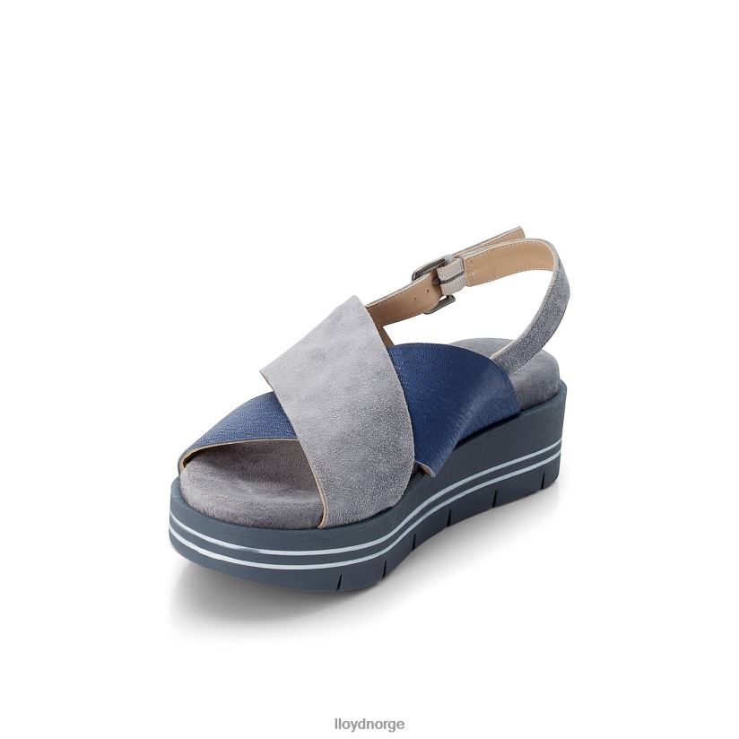 LLOYD semsket sandal kvinner sko blå 4X82ZP1251