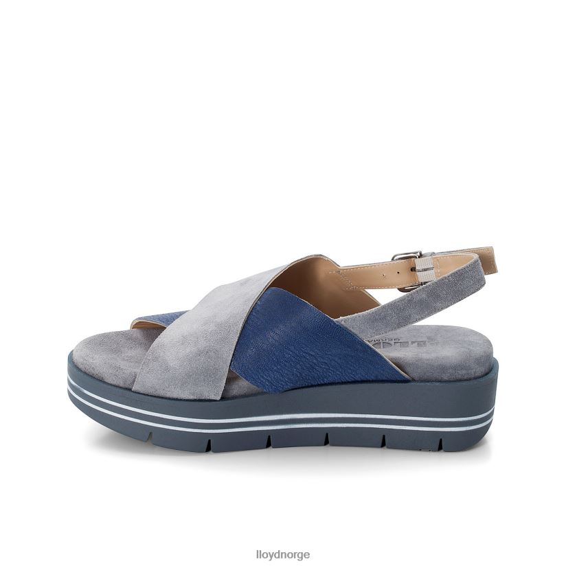LLOYD semsket sandal kvinner sko blå 4X82ZP1251