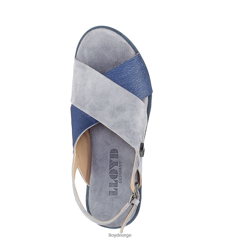 LLOYD semsket sandal kvinner sko blå 4X82ZP1251