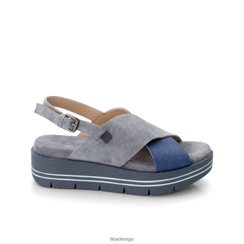 LLOYD semsket sandal kvinner sko blå 4X82ZP1251