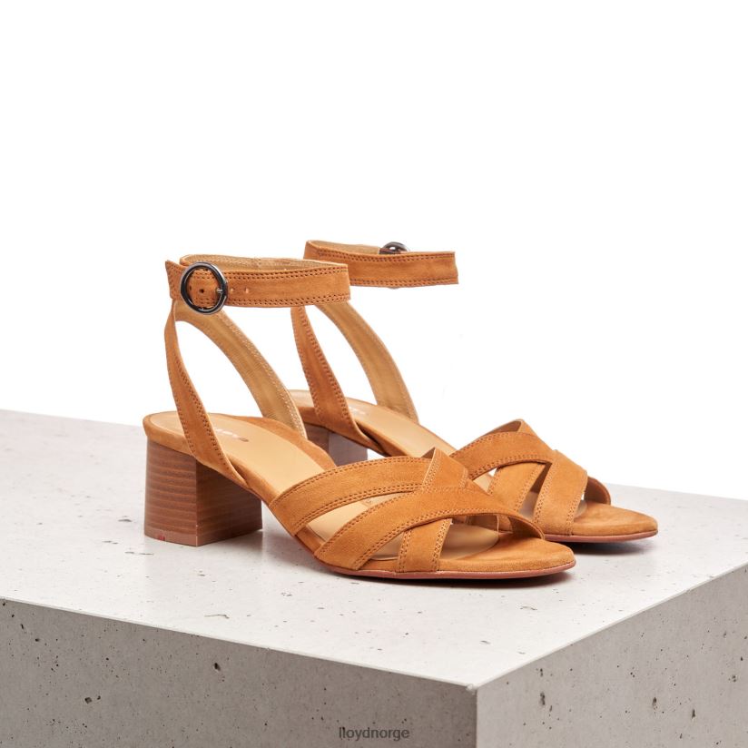 LLOYD semsket sandal kvinner sko brun 4X82ZP1155