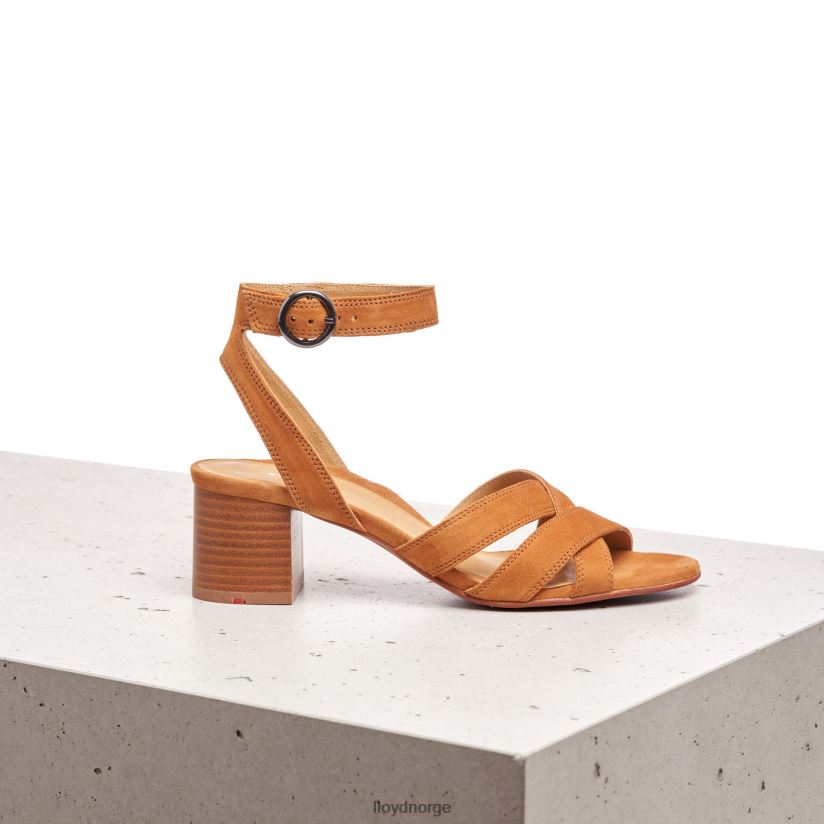 LLOYD semsket sandal kvinner sko brun 4X82ZP1155