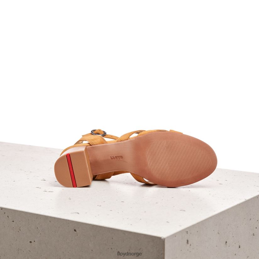 LLOYD semsket sandal kvinner sko brun 4X82ZP1155